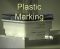 Video showing plastic marking by a laser